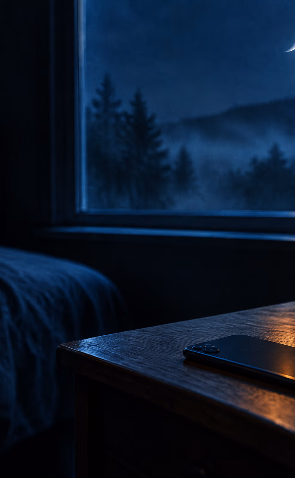 A gloved hand writing on an orange notebook under bright light.